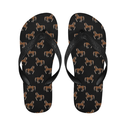 Horse Print Design LKS3010 Flip Flops