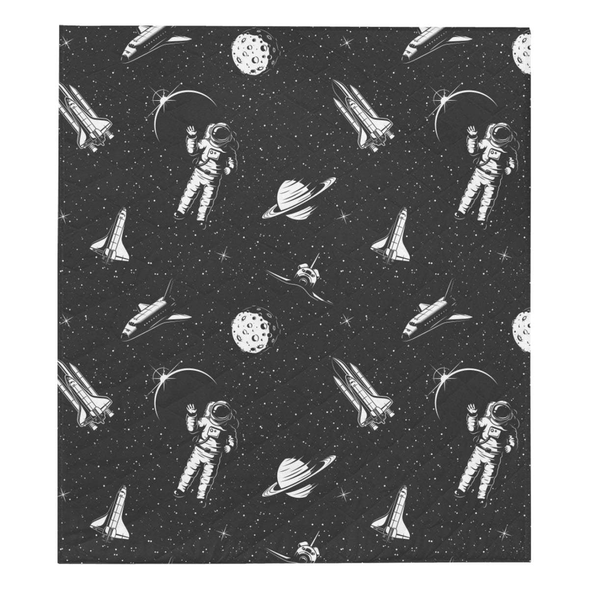 Space Pattern Premium Quilt