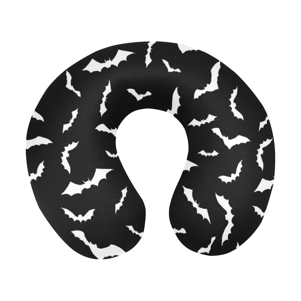 Bat Pattern Print Design 05 U-Shaped Travel Neck Pillow