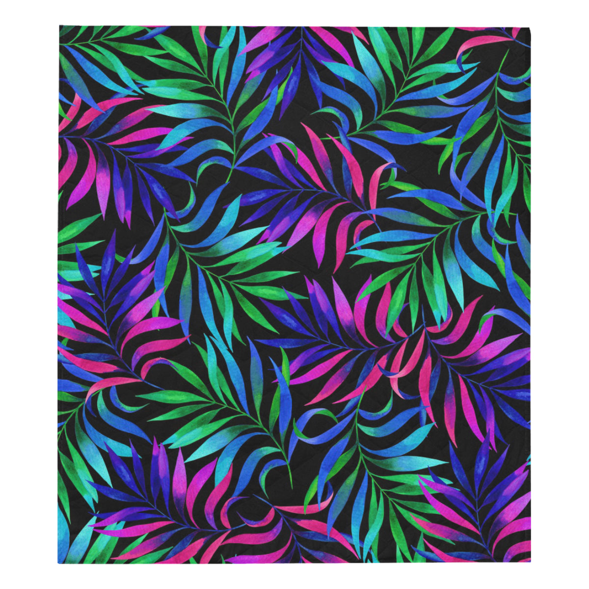 Tropical Flower Pattern Print Design TF010 Premium Quilt