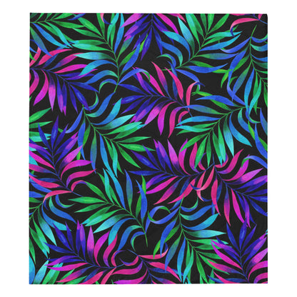 Tropical Flower Pattern Print Design TF010 Premium Quilt