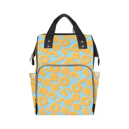 Cracker Pattern Print Design 02 Diaper Bag Backpack
