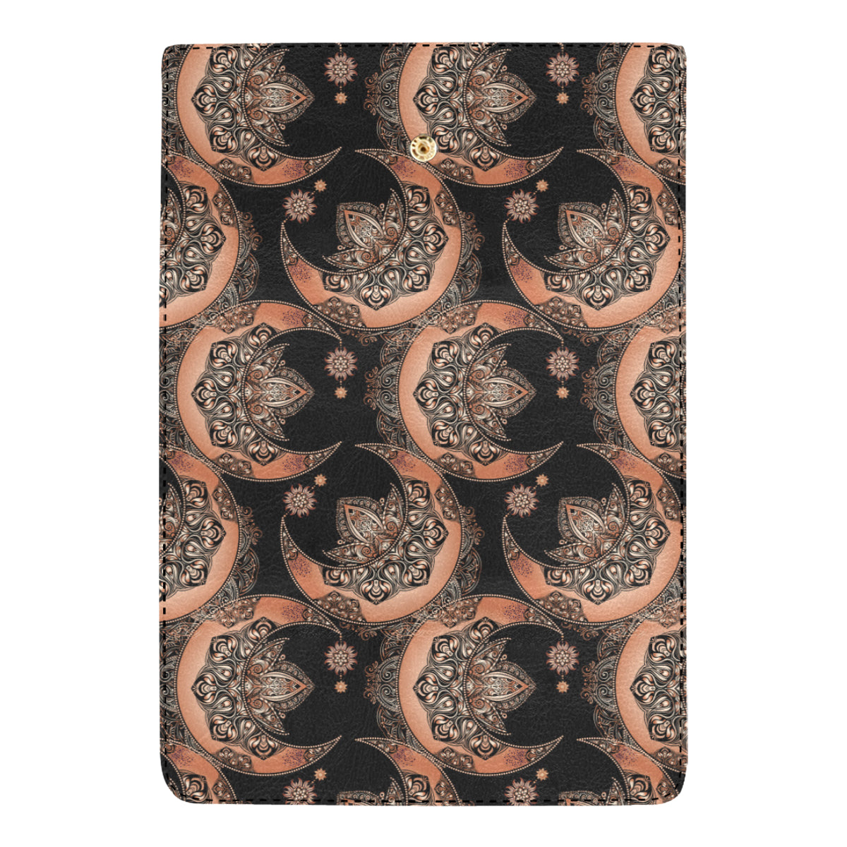 Sun Moon Mandala Women's Trifold Wallet