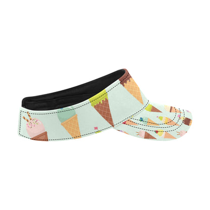 Ice Cream Pattern Print Design 03 Unisex Sun Visor
