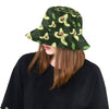 Avocado Pattern Print Design AC07 Unisex Bucket Hat