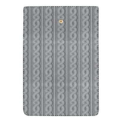 Cable Knit Pattern Print Design 01 Women's Trifold Wallet