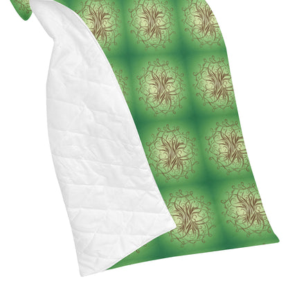 Celtic Pattern Print Design 05 Premium Quilt