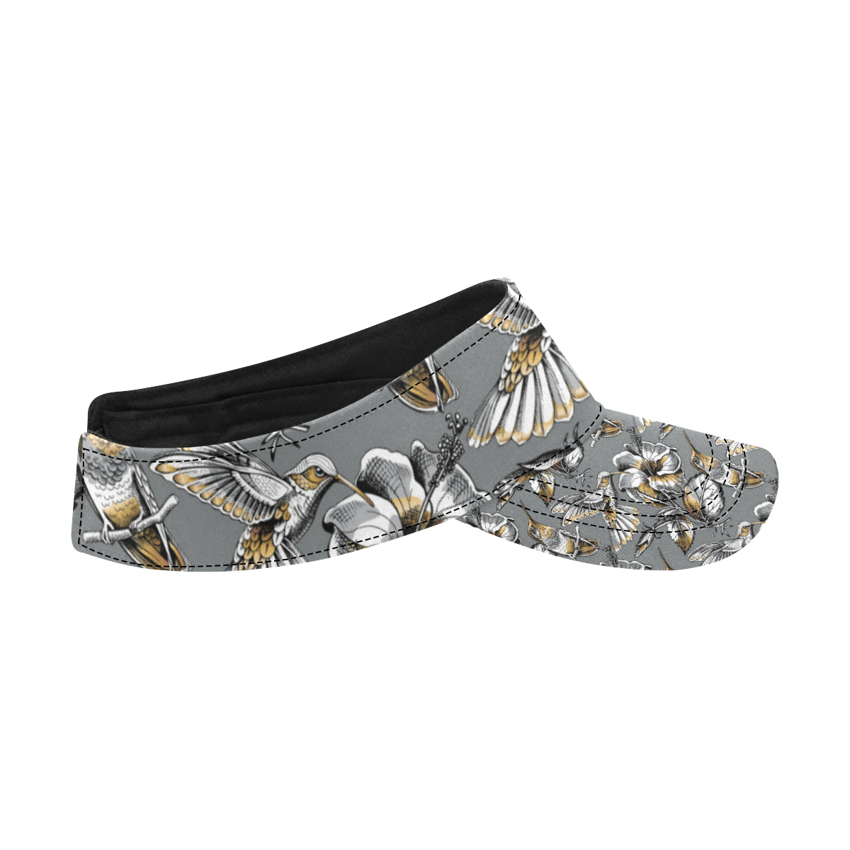 Hummingbird Pattern Print Design 02 Unisex Sun Visor