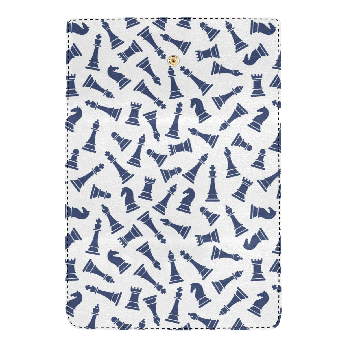 Chess Pattern Print Design 03 Women's Trifold Wallet