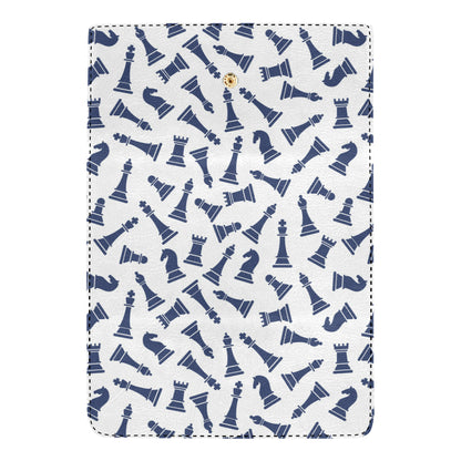 Chess Pattern Print Design 03 Women's Trifold Wallet