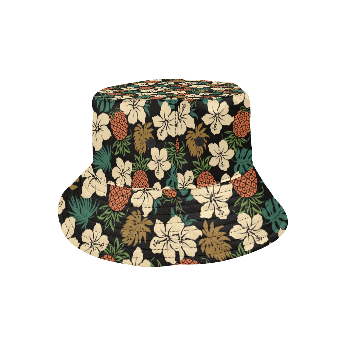 Hawaiian Themed Pattern Print Design H08 Unisex Bucket Hat