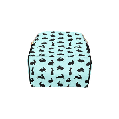 Rabbit Pattern Print Design RB010 Diaper Bag Backpack