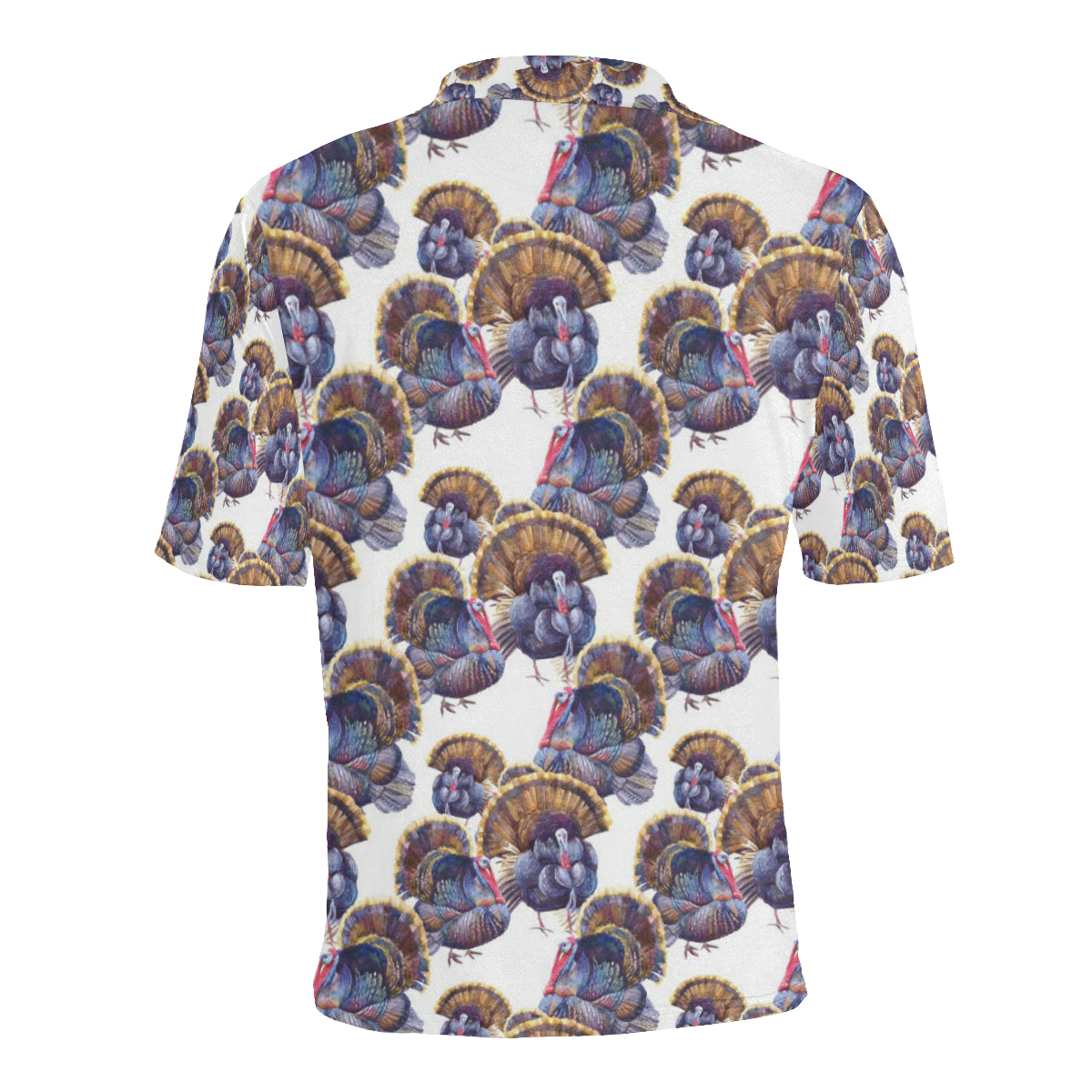 Turkey Pattern Print Design 01 Men Polo Shirt