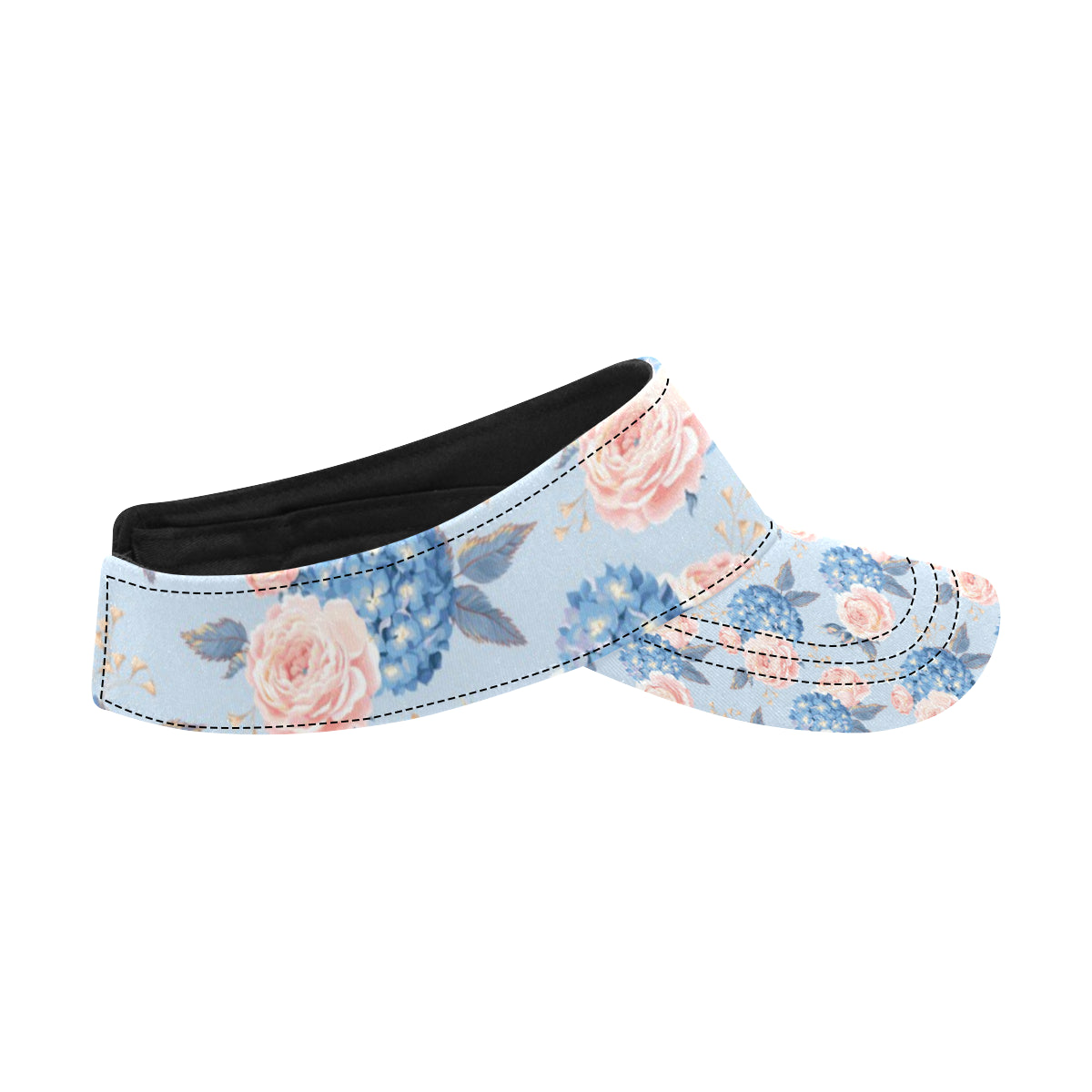Hydrangea Pattern Print Design HD06 Unisex Sun Visor