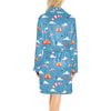 Skydiver Print Design LKS306 Women's Fleece Robe