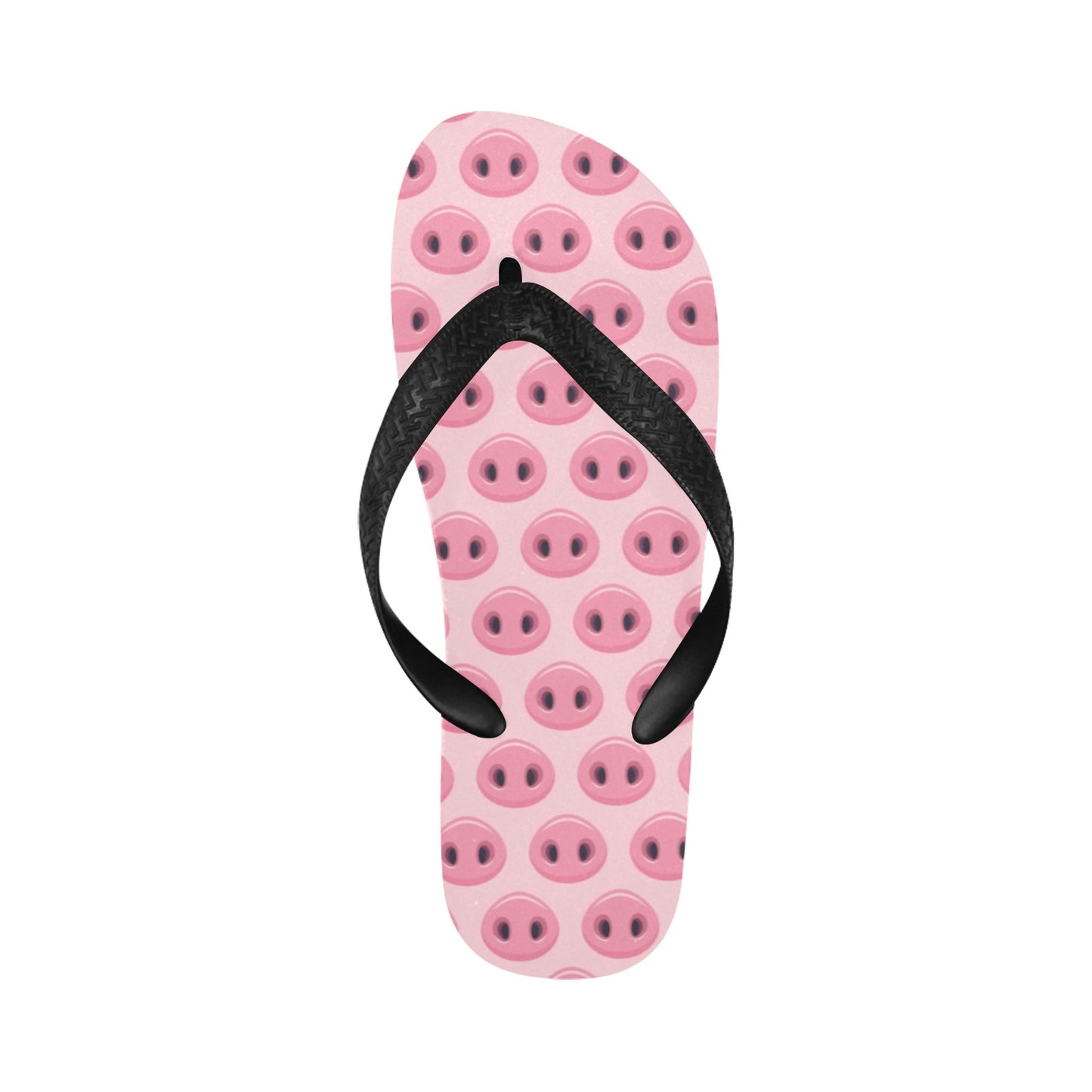 Pig Print Design LKS401 Flip Flops