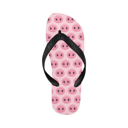 Pig Print Design LKS401 Flip Flops
