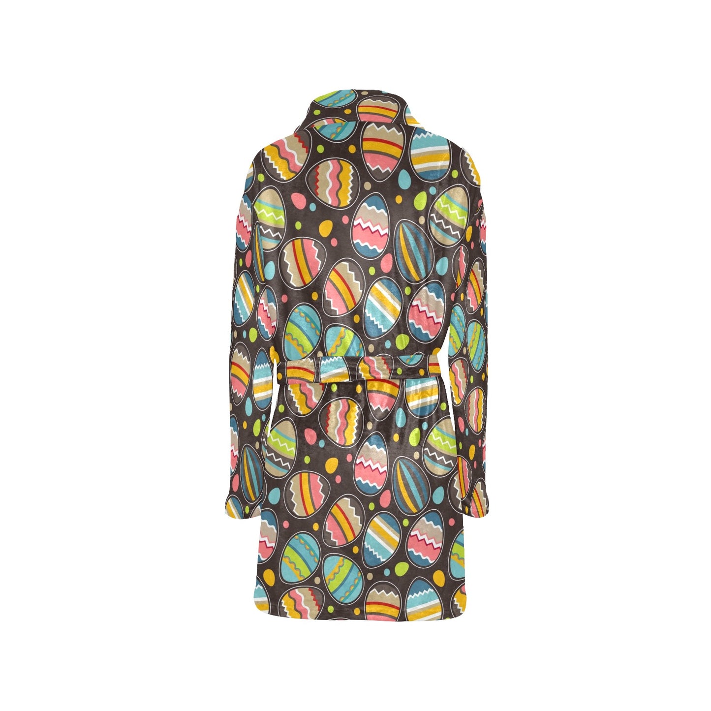 Easter Eggs Pattern Print Design RB03 Women's Fleece Robe