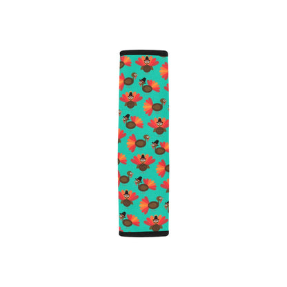 Turkey Print Design LKS402 Car Seat Belt Cover