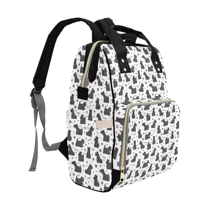 Scottish Terriers Print Design LKS3015 Diaper Bag Backpack