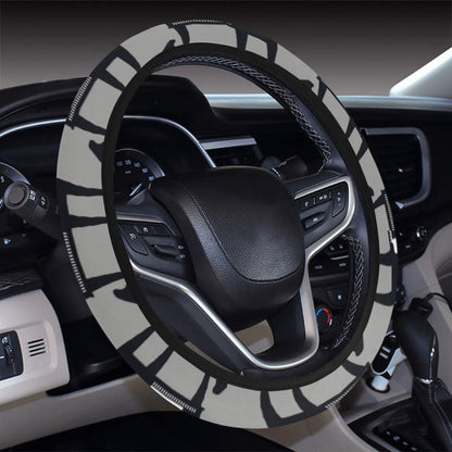 Piano Print Design LKS404 Steering Wheel Cover with Elastic Edge