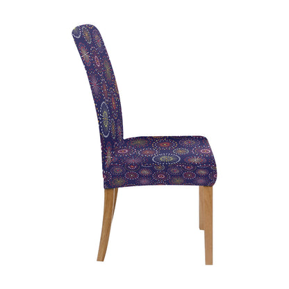 Firework Flower Style Print Design LKS302 Dining Chair Slipcover