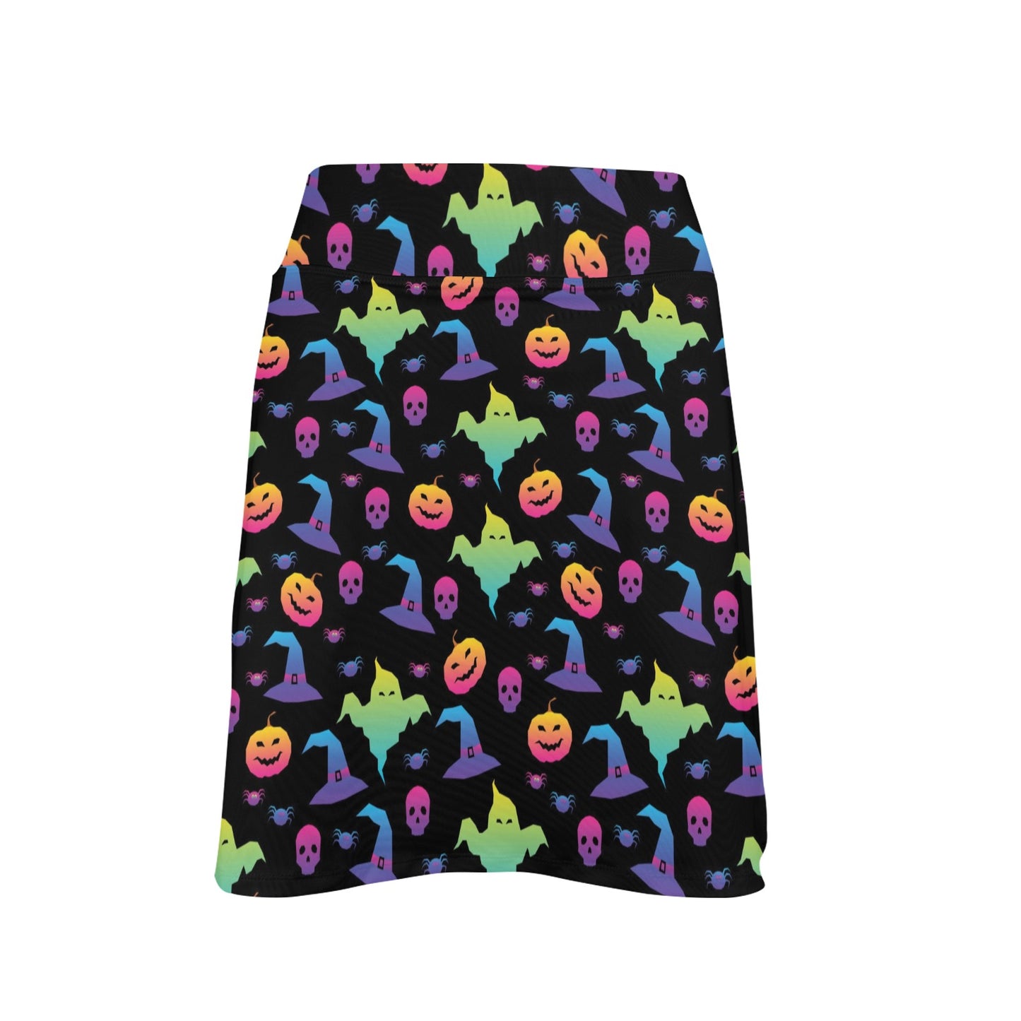 Halloween Print Design LKS404 17" Golf & Pickleball Skort with Pockets