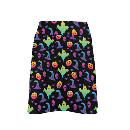 Halloween Print Design LKS404 17" Golf & Pickleball Skort with Pockets