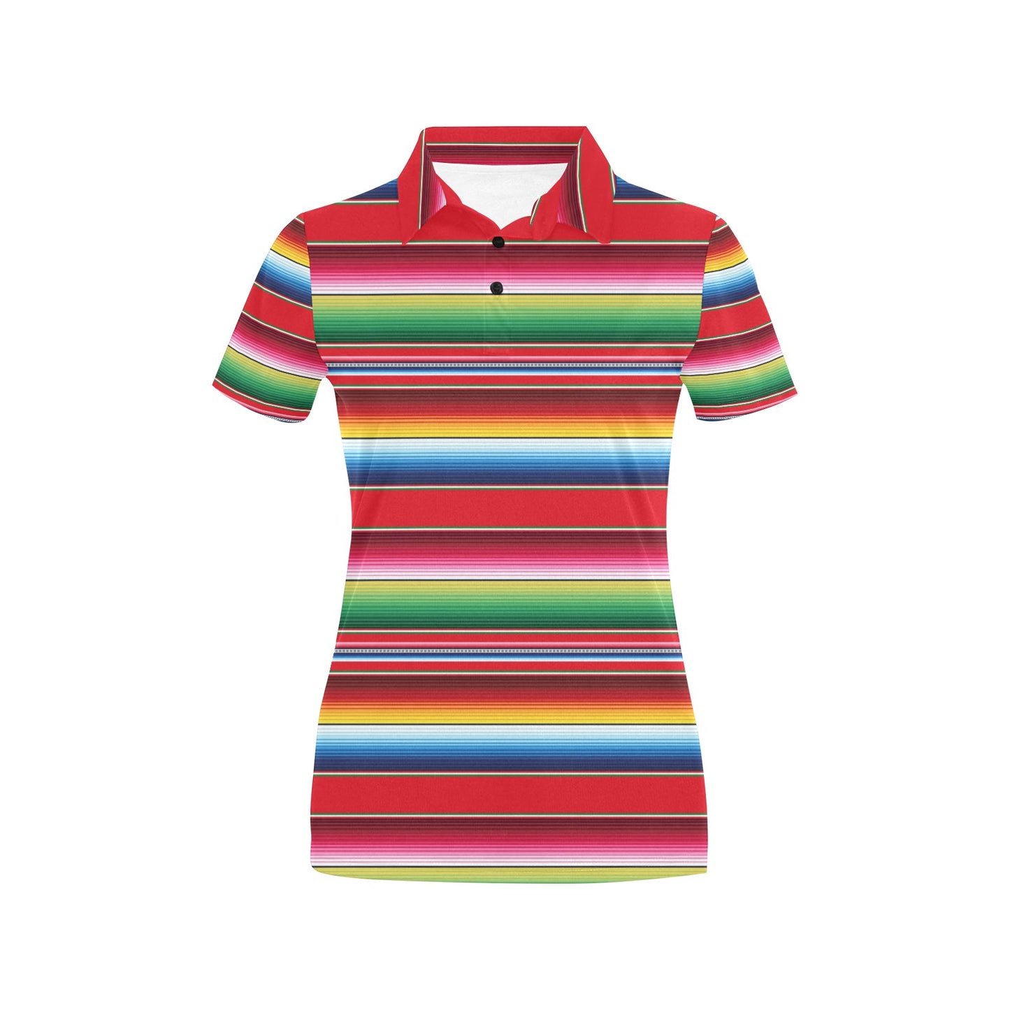 Serape Pattern Women's Polo Shirt