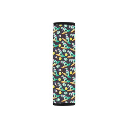 Surfboard T Rex Print Design LKS301 Car Seat Belt Cover
