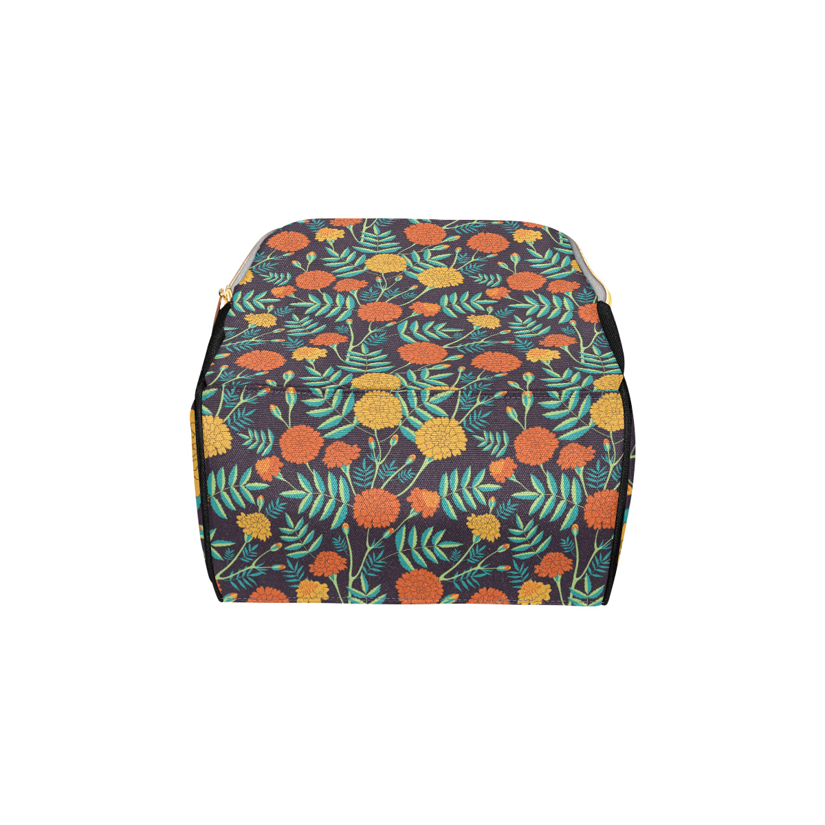 Marigold Pattern Print Design MR01 Diaper Bag Backpack