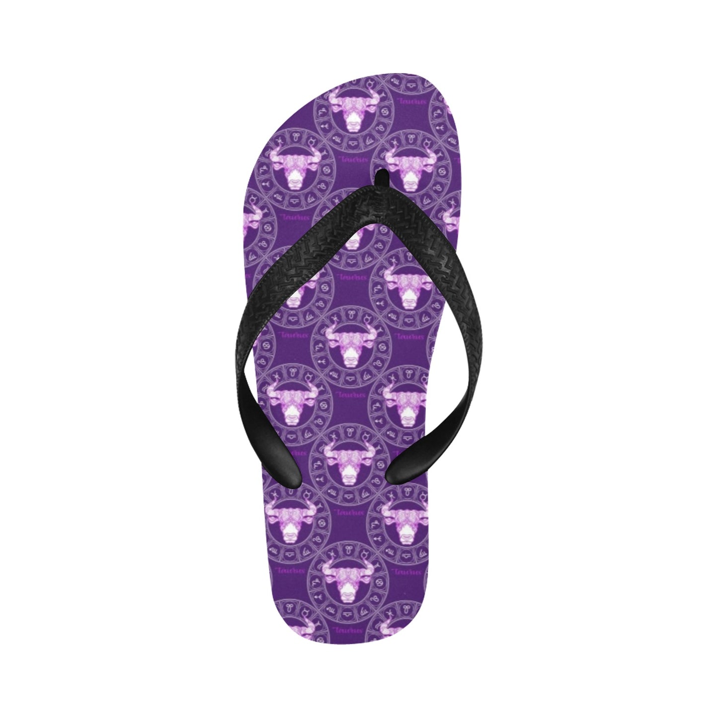 Taurus Print Design LKS303 Flip Flops