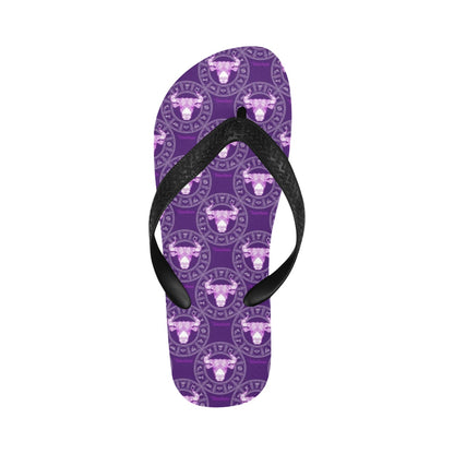 Taurus Print Design LKS303 Flip Flops