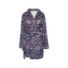 Suzani Print Design LKS305 Women's Fleece Robe