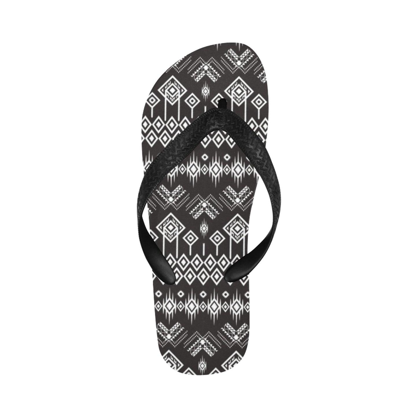Tribal Pattern Print Design LKS304 Flip Flops