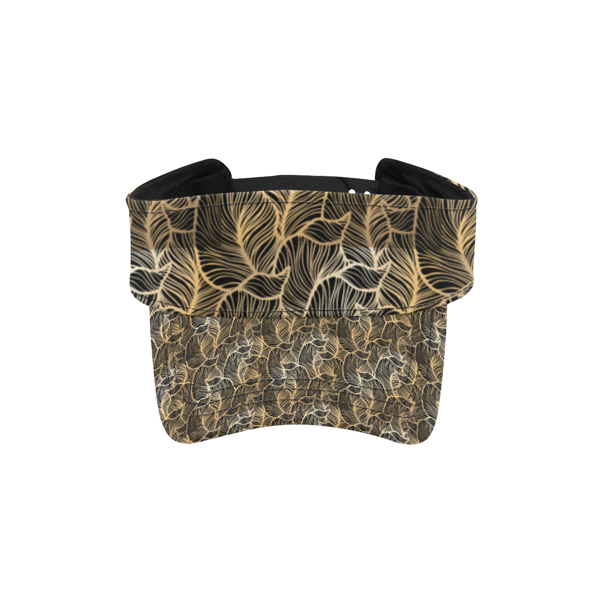 Elegant Gold leaf Print Unisex Sun Visor