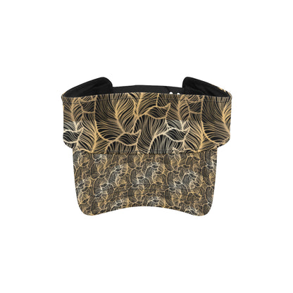 Elegant Gold leaf Print Unisex Sun Visor