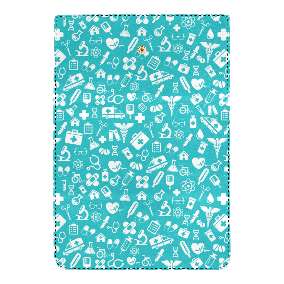 Medical Pattern Print Design 04 Women's Trifold Wallet