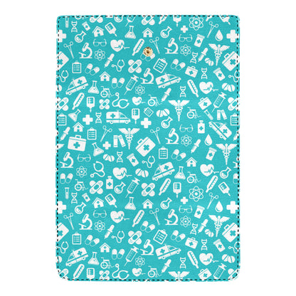 Medical Pattern Print Design 04 Women's Trifold Wallet