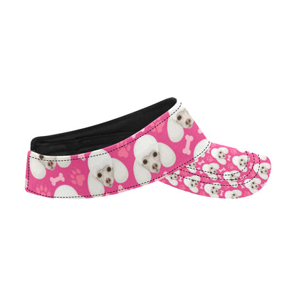 Poodle Pattern Print Design A04 Unisex Sun Visor