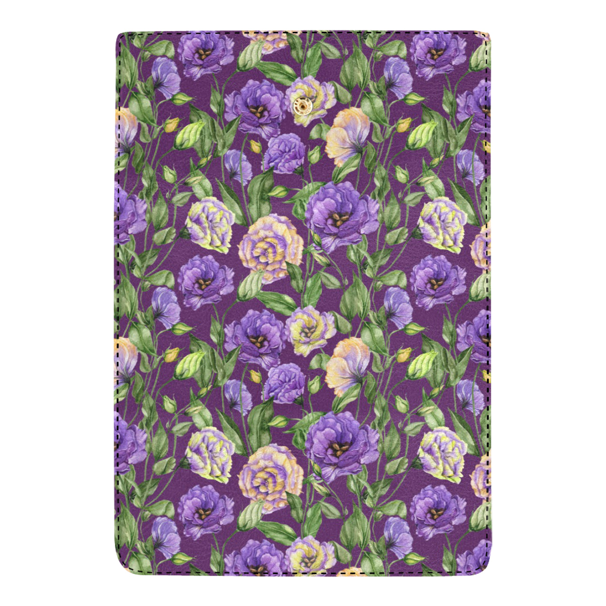 Lisianthus Pattern Print Design LT03 Women's Trifold Wallet