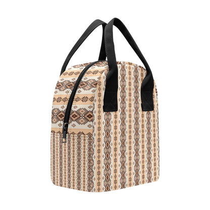 Native Classic Pattern Print Insulated Lunch Bag