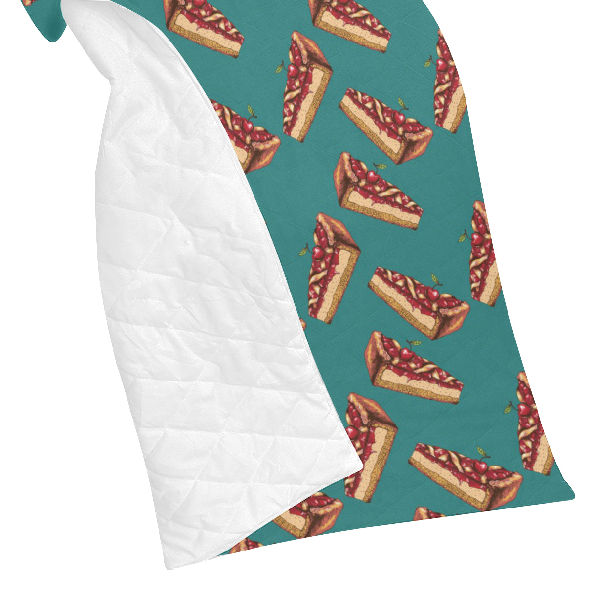 Cheesecake Cherry Pattern Print Design CK03 Premium Quilt