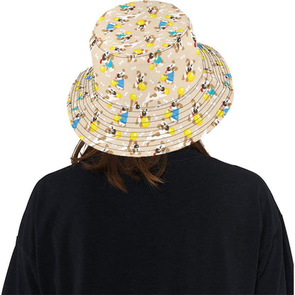 Russell Terriers Cute Print Design LKS304 Unisex Bucket Hat