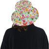 Plumeria Pattern Print Design PM014 Unisex Bucket Hat