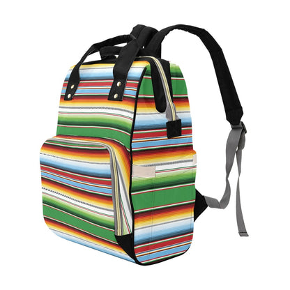 Serape Print Design LKS302 Diaper Bag Backpack