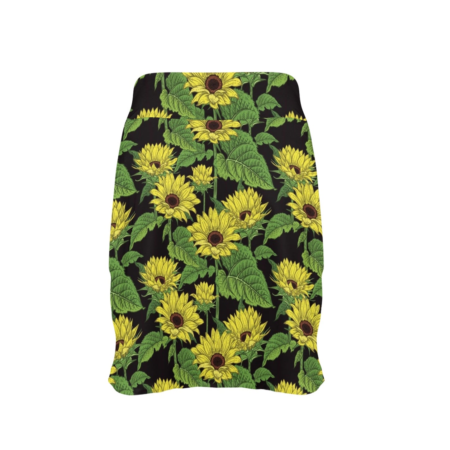 Sunflower Print Design LKS3010 17" Golf & Pickleball Skort with Pockets