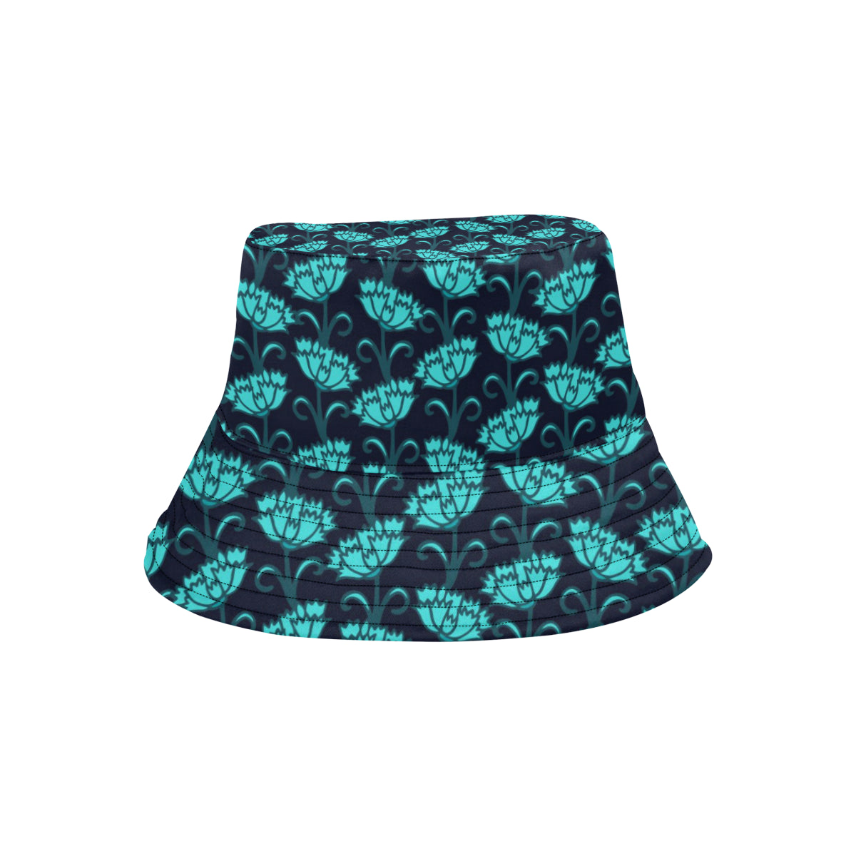 Carnations Pattern Print Design CN06 Unisex Bucket Hat