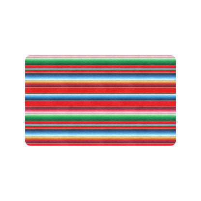 Serape Print Rubber Doormat