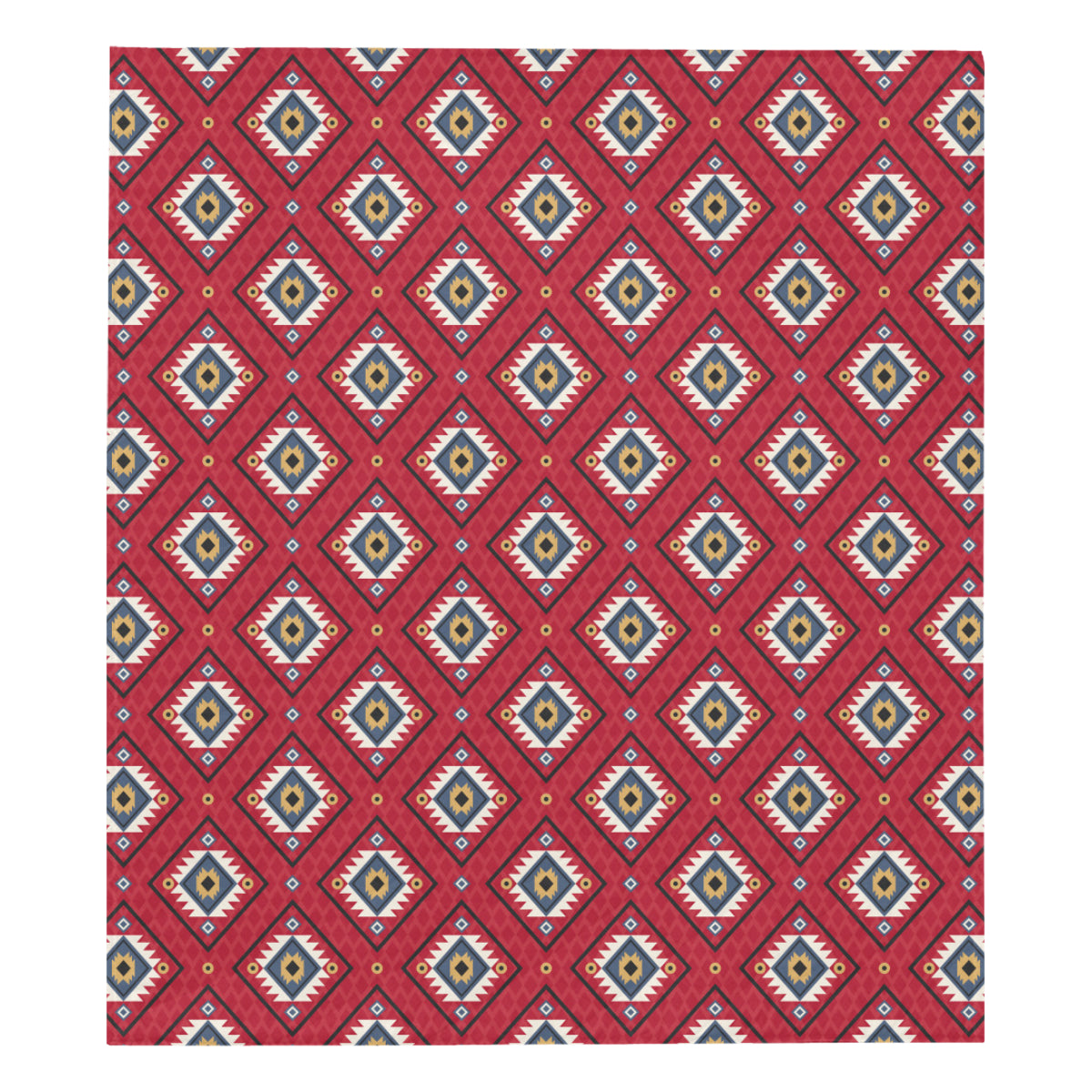 Aztec Pattern Print Design 10 Premium Quilt